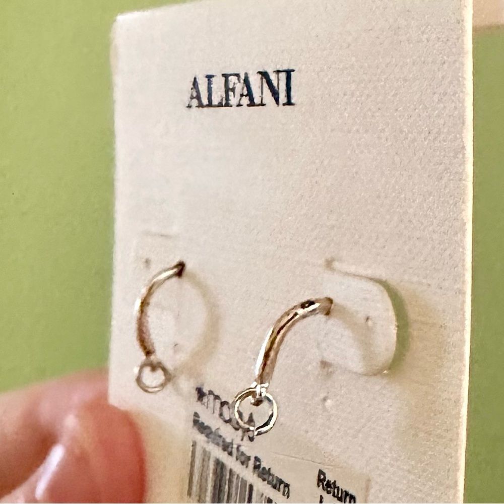 Alfani Silver Multi Rings Drop Earring